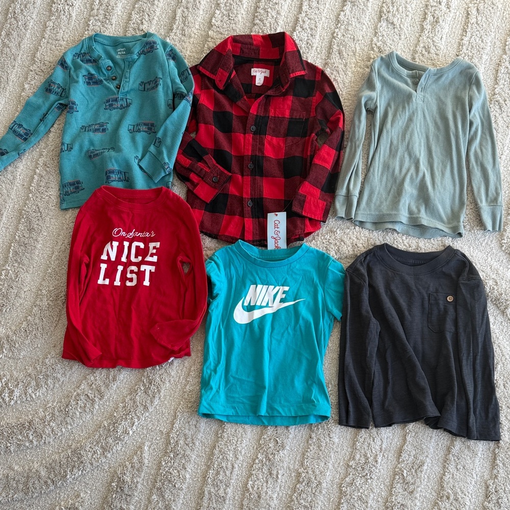 Nike Kids Teal Long Sleeve Tee